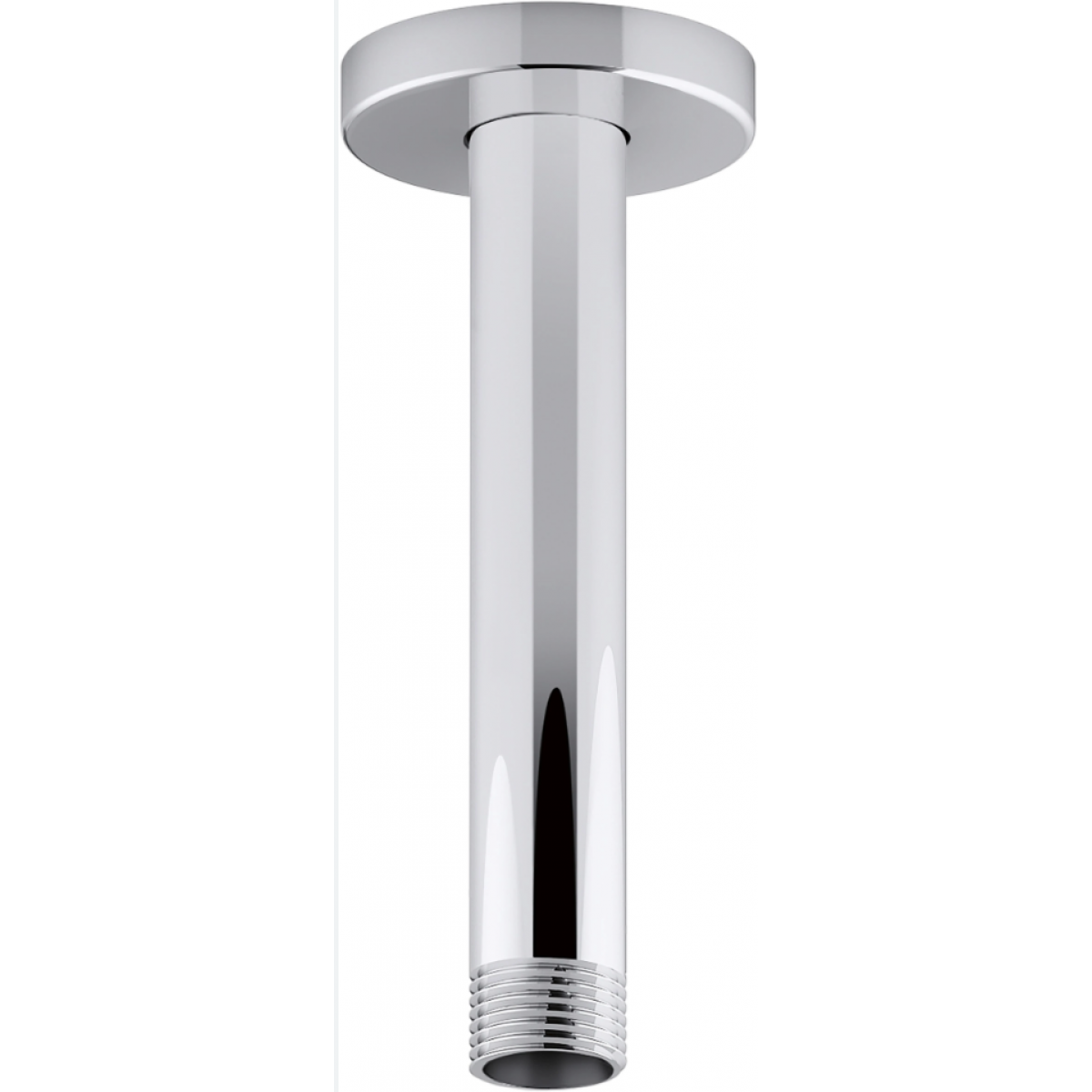 Kohler K-26320T STATEMENT 6" 單功能天花板式頭頂花灑臂 (拋光鍍鉻)｜耐腐蝕、兼容性佳